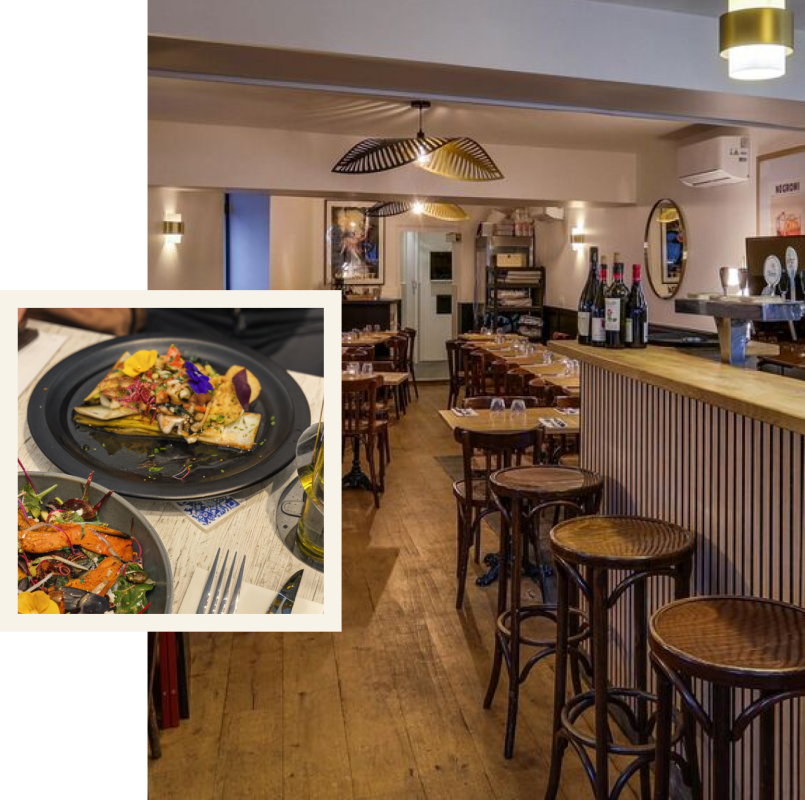 Le restaurant - Le comptoir-des-Feuillantines - restaurant Paris - Restaurant Luxembourg Paris - les meilleurs restaurant de Paris